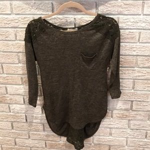 Worn once! Hunter green 3/4 inch Nordstrom shirt